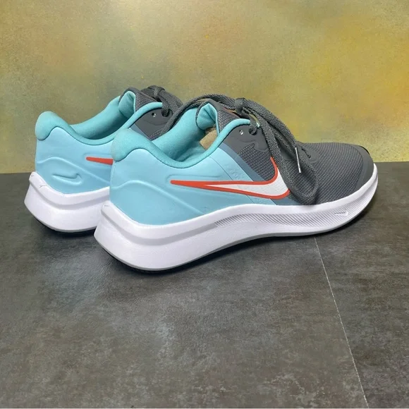 Nike Star Runner 3 Women's Gray/Aqua Sneakers Size 5.5 - Picture 9 of 16
